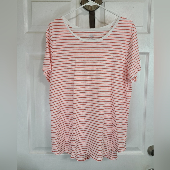 Old Navy Woman's Crewneck Short Sleeve T-Shirt,  Size: XL Color: Pink - Picture 2 of 14